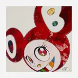 And Then x 6 (Vermillion: The Superflat Method) by Takashi Murakami, 2013, offset lithograph in colors, sold Apr 2023