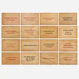 Jenny Holzer, Truisms (twelve postcards), screenprint on wood