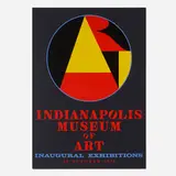 Robert Indiana, Indianapolis Museum of Art exhibition poster