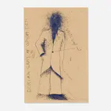 Jim Dine, Dorian Gray at Opium Den (from the The Picture of Dorian Gray Edition B portfolio), 1968, etching in colors on Velin Arches