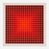Victor Vasarely, Pokol BF, c. 1965, screenprint in colors on wove paper