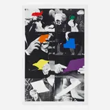 John Baldessari, Two Unfinished Letters, 1996, screenprint and lithograph in colors on Arches 88