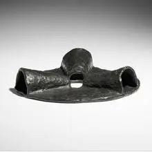 John Duff, Untitled, 1988, patinated bronze