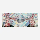 Barnaby Furnas, Divided Sight (diptych), 2001, watercolor on paper
