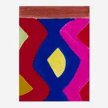 Marina Adams, 107, 2017, gouache on Arches Aquarelle