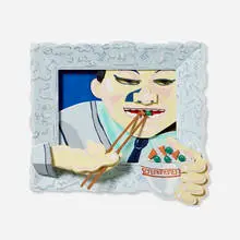 Red Grooms, Peking Delight, 1979, painted wood construction