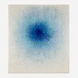 Il Lee, BL-1605, 2016, ballpoint pen on canvas