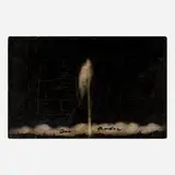 Joe Andoe, Untitled (Fountain), 1988, oil on linen