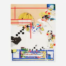 Sam Middleton, Untitled, 1995, mixed media collage on paper