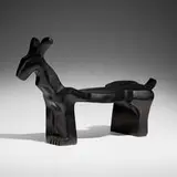 Louise Nevelson, Goat, bronze with black patina