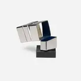 Beverly Pepper, Untitled (Maquette), c. 1968, chromed and enameled steel, acrylic