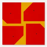 Will Insley, 64.15, 1985, latex enamel on Masonite