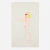 Aurel Schmidt, Self Portrait, 2013, pastel on paper