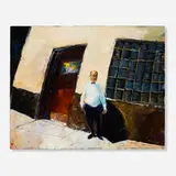 James Michalopoulos, New Orleans, 1992, oil on canvas
