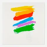 promise by Corita Kent, 1978, screenprint in colors, sold Mar 2025
