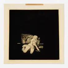 U.S. Angel by William T. Wiley, 1959, etching and aquatint, sold Mar 2025