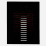 John Goodyear, Two-Sided Movement (from the New York International portfolio), 1965, screenprint on plastic with plastic cutout overlay