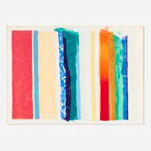Untitled by Robert Natkin, 1975, lithograph in colors, sold Mar 2025