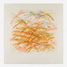Louisa Chase, Woods, 1984, etching and aquatint in colors