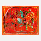 George McNeil, Totemic Image, 1979, lithograph in colors on BFK Rives