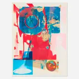 Robert Rauschenberg, Local Quarry One, 1968, offset lithograph in colors