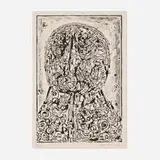 Misch Kohn, The Last General, 1962, sugar lift etching on Chine collé