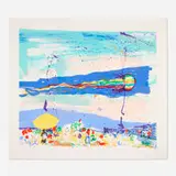 Malcolm Morley, Kite on Gibsons Beach, 1987, lithograph in colors on Arches