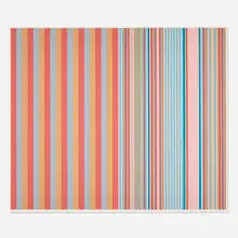 Gene Davis, Royal Canoe, 1977, screenprint in colors