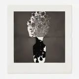 Donald Sultan, Flowers in a Vase, 1996, aquatint