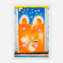 Robert Freimark, Czech Romance, 1973, lithograph in colors