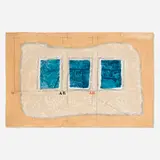 James Coignard, Graphisme Syncope, 1990, carborundum etching in colors on handmade paper