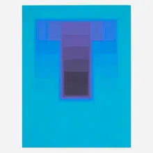 Karl Gerstner, Colour Sounds Blue I, 1973, screenprint in colors