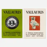 Two Vallauris exhibition posters by Pablo Picasso, offset lithograph in colors, sold Mar 2025