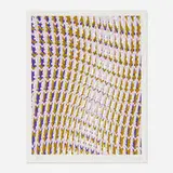 Jonathan Borofsky, Human Structures and the Light of Consciousness for Obama (from the Artists for Obama portfolio), 2008, screenprint in colors on BFK Rives