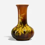 Standard Glaze vase with wild roses by Rookwood Pottery, sold Mar 2023