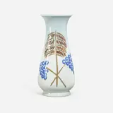Loretta Holtkamp for Rookwood Pottery, Ivory Jewel Porcelain vase with stylized foliage