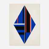 Ilya Bolotowsky, Blue Diamond (from the 1776 USA 1976: Bicentennial Prints portfolio)