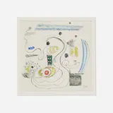 Hilla Rebay, Untitled, etching in colors