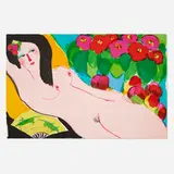 Walasse Ting, Nude, 1986, screenprint in colors