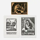 Blanche Lazzell, Three Christmas prints