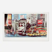 Ken Keeley, Times Square Day, 1995, screenprint in colors