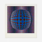Victor Vasarely, Vega, c. 1970, screenprint in colors