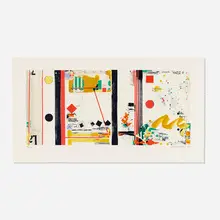 Sam Middleton, Harmonics, 1995, screenprint in colors