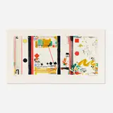 Sam Middleton, Harmonics, 1995, screenprint in colors