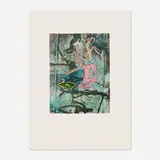 Roberto Sebastian Matta, Untitled (from the Centre noeuds portfolio), 1974, etching and aquatint in colors on Arches