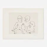 Alexander Calder, Untitled (Santa Claus VII), 1974, etching