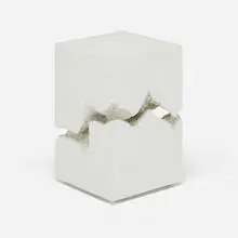 Snarkitecture, Split table, 2012, cast marble dust, resin