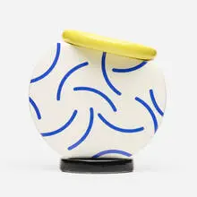Martine Bedin, Cucumber vase, glazed ceramic