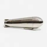 J.A. Henckels, Zeppelin cocktail shaker and traveling bar, 1928, silver-plated brass