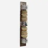 Carlos Gallardo, Desde Lejos II, 1996, steel, acrylic, polaroid camera, envelopes, photos, wax
